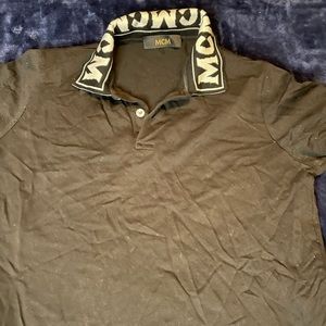 Men’s Black MCM Polo Shirt